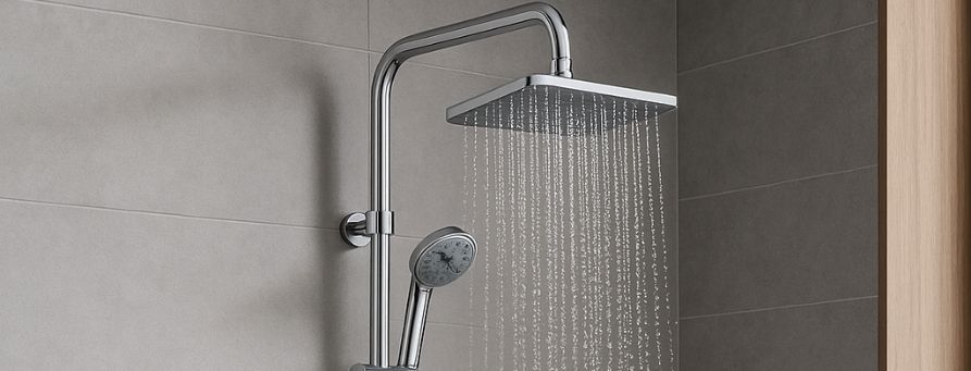 Belle image de colonne de douche