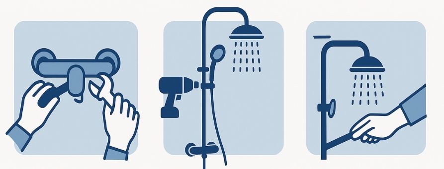 Installer une colonne de douche : les étapes essentielles et les erreurs à éviter