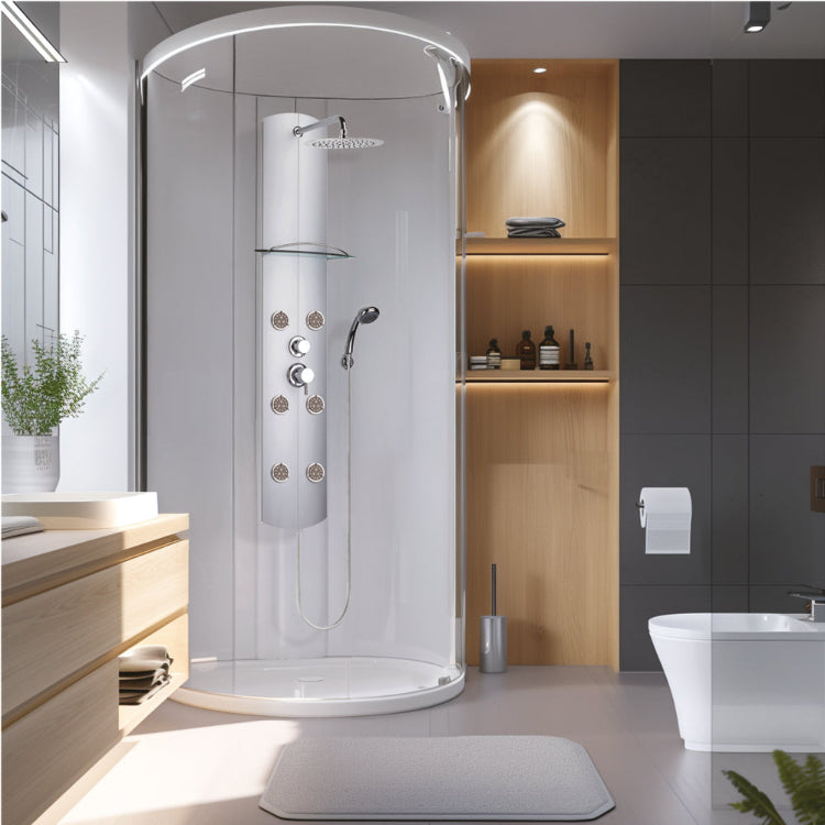 Photo d'ambiance de la colonne de douche Totem thermostatique