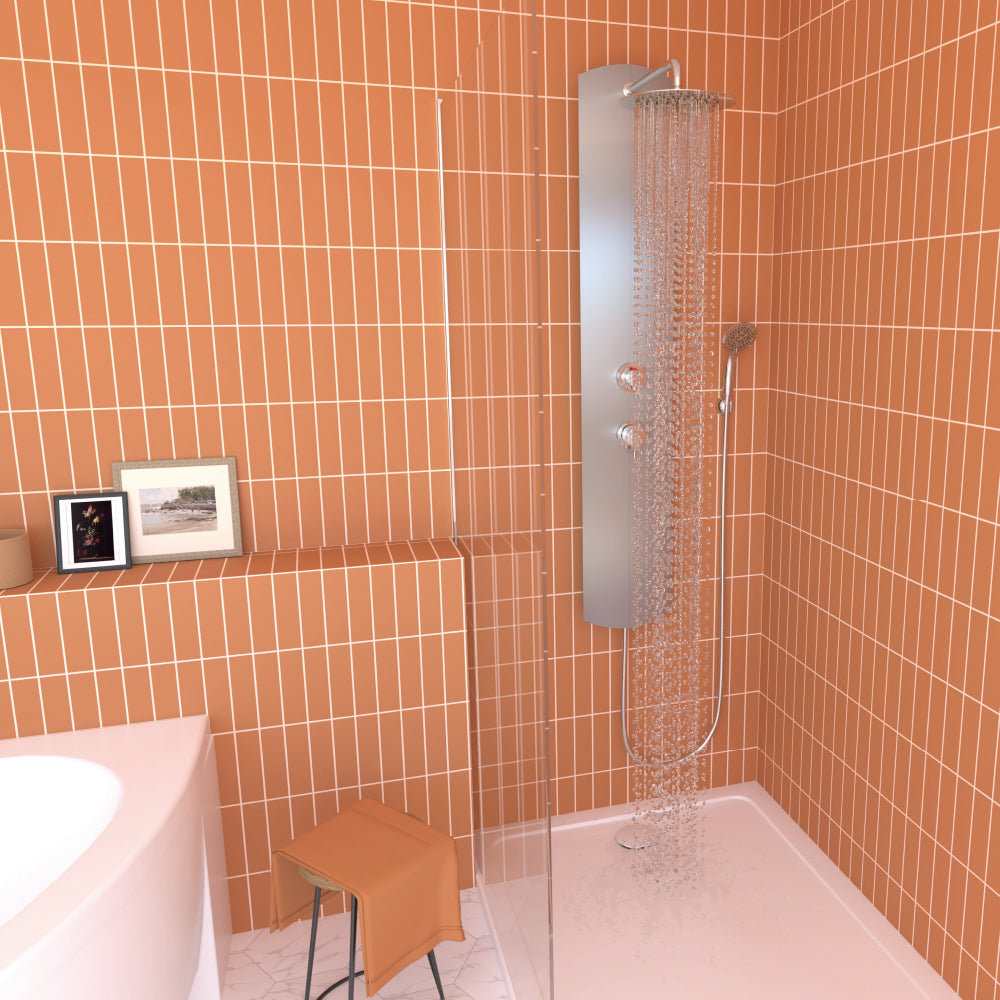 Photo d'ambiance de la colonne de douche TOTMY TOO thermostatique