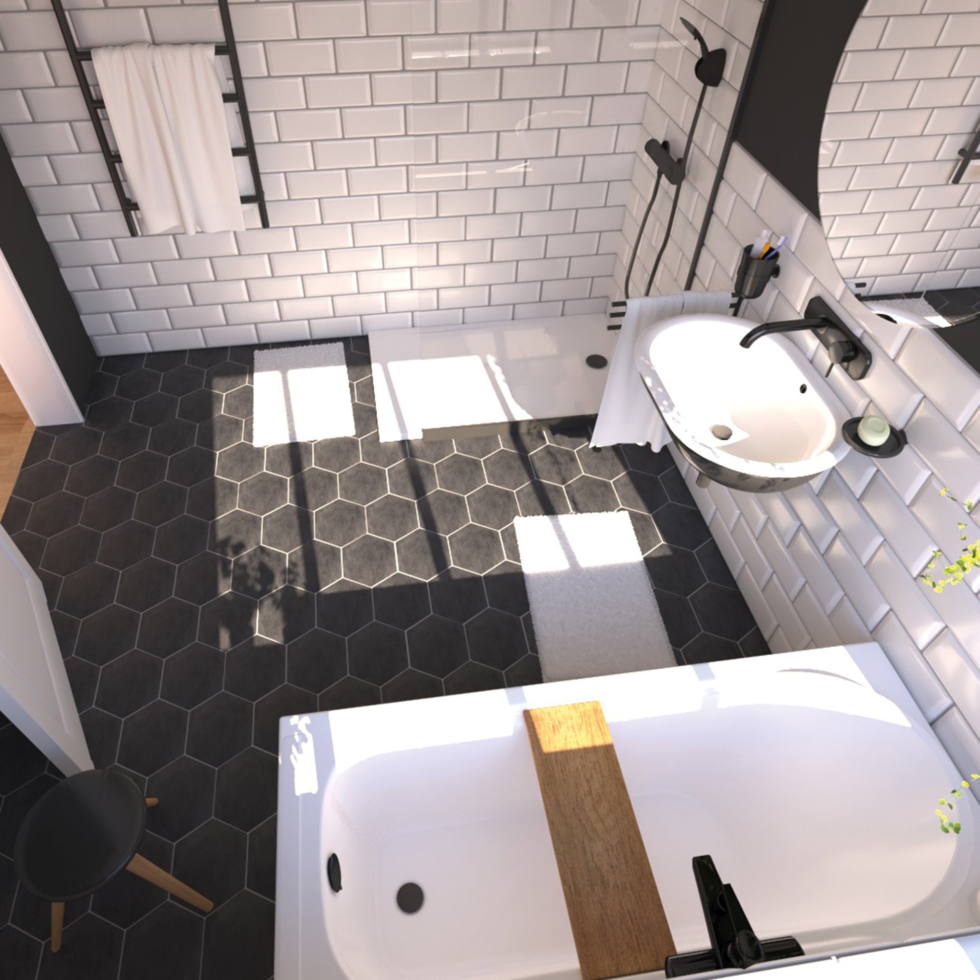 Photo d'ambiance de la baignoire droite Allure mini