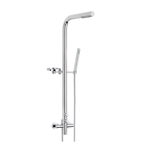 Combiné de douche de marque Allure équipé de robinet thermostatique, style pool house