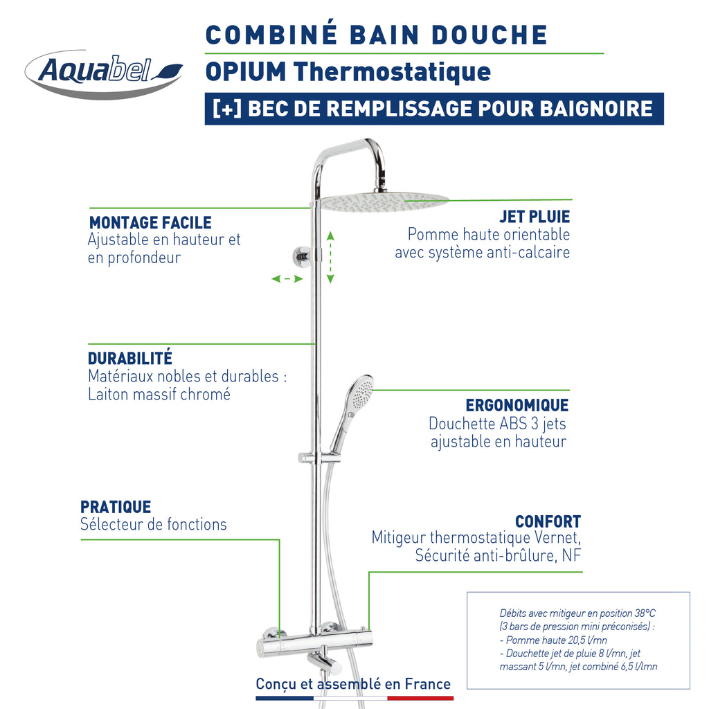 OPIUM 300 bain-douche sans tablette