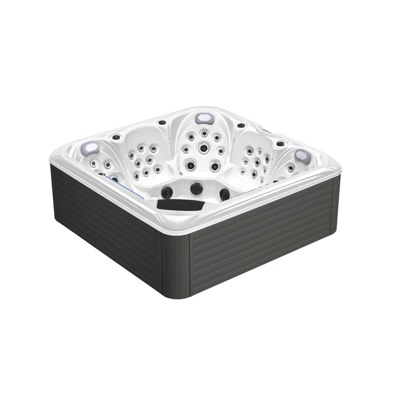 Spa Neptune 2,2 x 2,2 x 0,82 m vu de côté