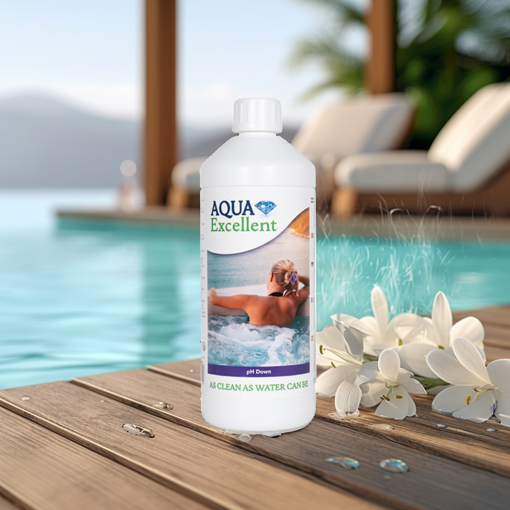 Photo d'ambiance du produit d'entretien pour spa PH -