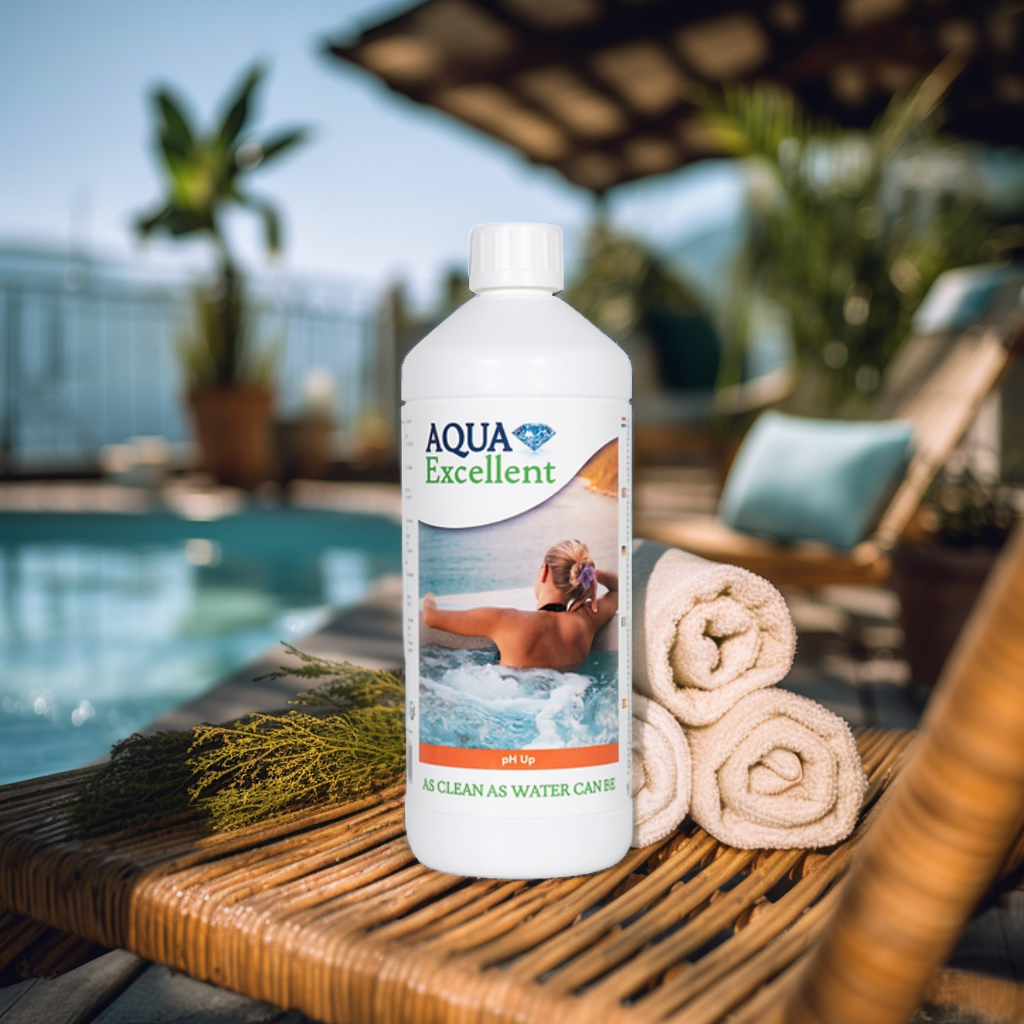Photo d'ambiance du produit d'entretien pour spa PH +