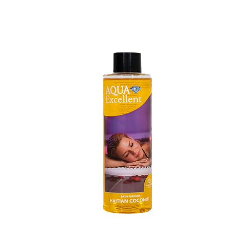 Bouteille d'huiles essentielles de noix de coco pour l'eau du spa