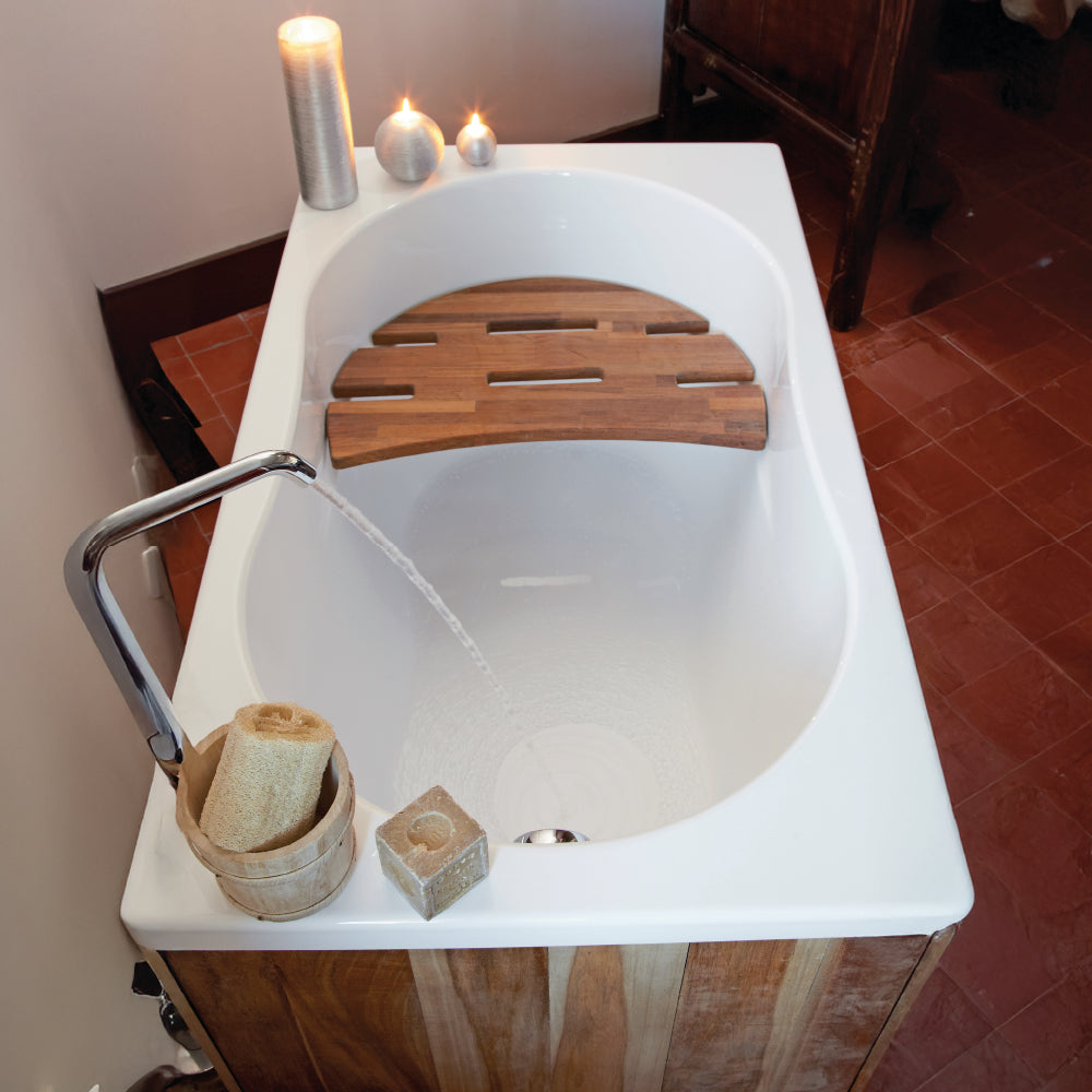 photo d'ambiance du siège de douche pour la baignoire NOMADE